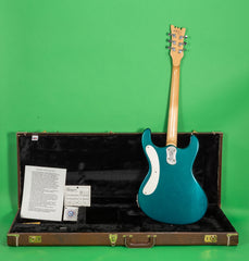 1990 Mosrite Gospel (Ventures side jack) Blue Sparkle